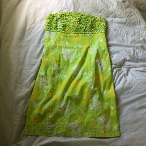 Lilly Pulitzer green pattern dress 🌱🌼